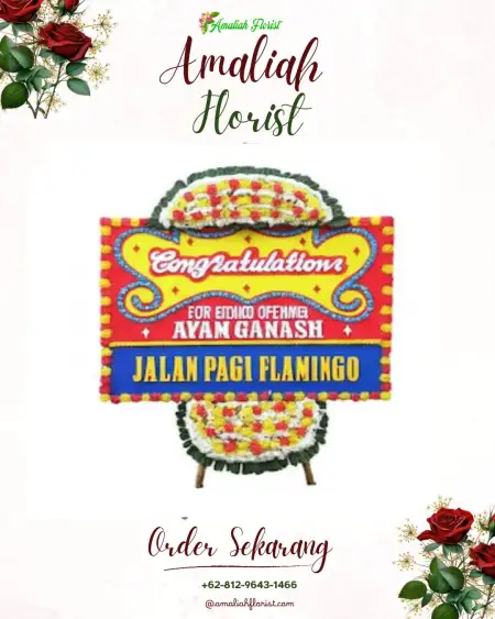 Sewa Papan Bunga Danime